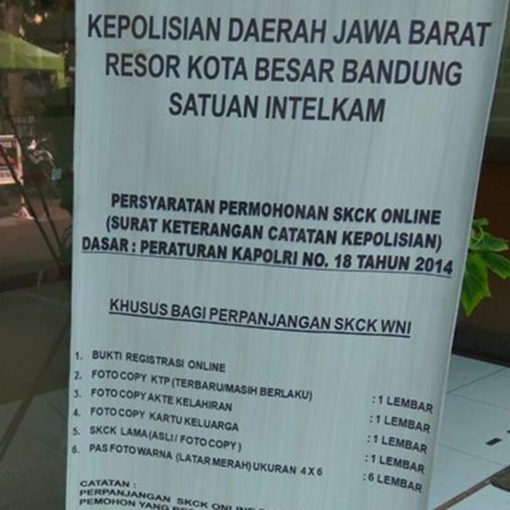 skck online di bandung