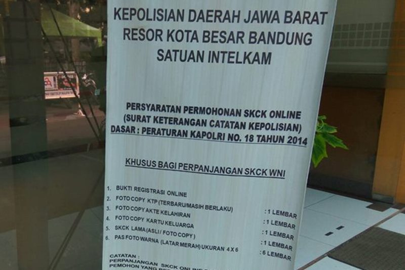 skck online di bandung