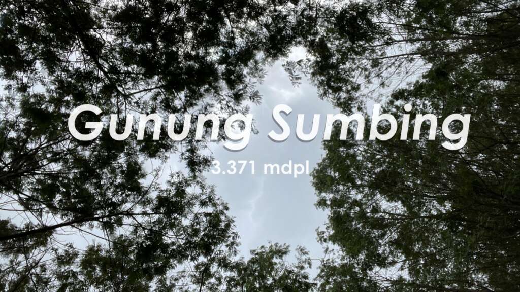 cerita pendakian gunung sumbing